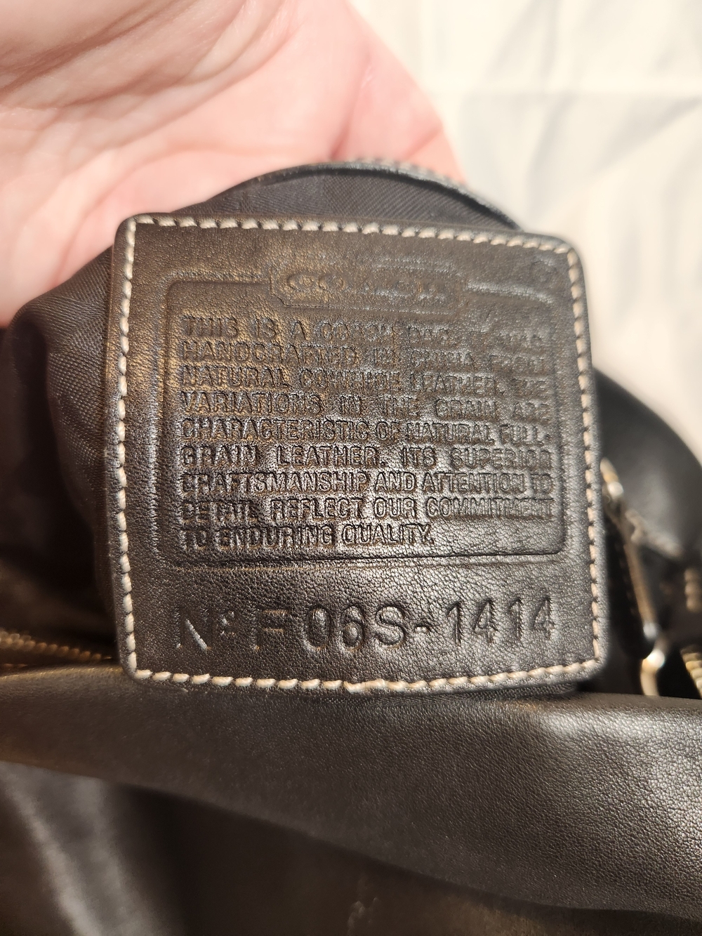 Coach Soho Vintage Legacy Slim Duffle Bag - Picture 8 of 8